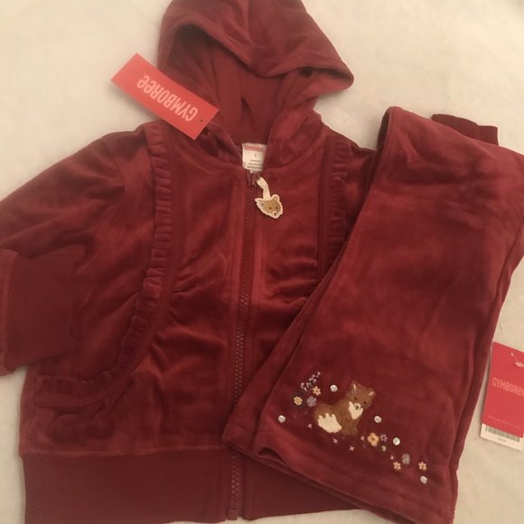 NWT Gymboree 3t Autumn Highlands fox hoodie pants